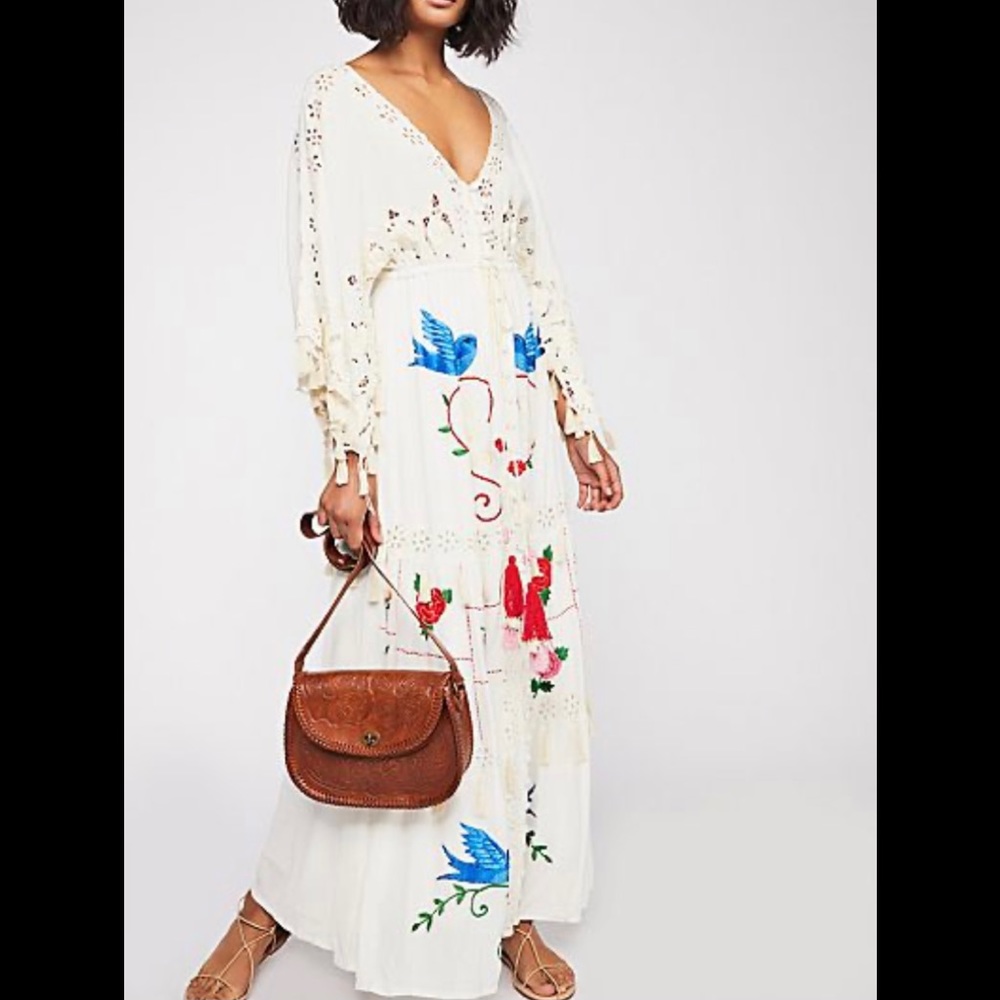 Fillyboo for Free People Heart on the floor kimono
